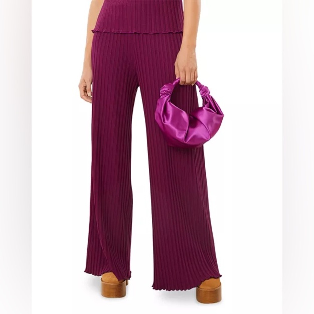 Simon Miler  Ribbed Wide Leg Pant –🥀